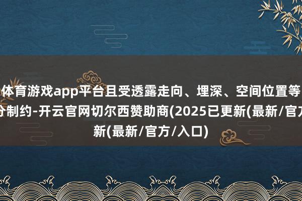 体育游戏app平台且受透露走向、埋深、空间位置等多重成分制约-开云官网切尔西赞助商(2025已更新(最新/官方/入口)