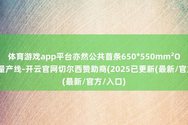 体育游戏app平台亦然公共首条650*550mm²OPV模组量产线-开云官网切尔西赞助商(2025已更新(最新/官方/入口)