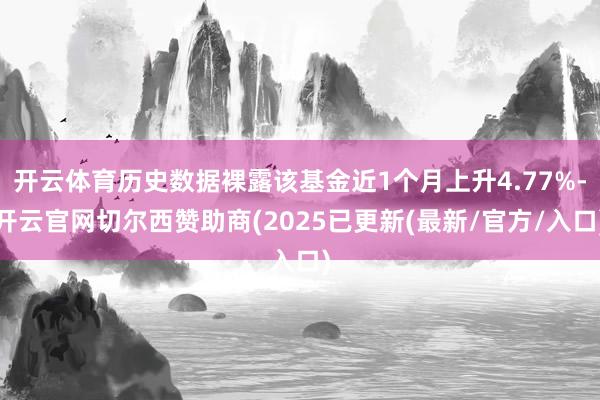 开云体育历史数据裸露该基金近1个月上升4.77%-开云官网切尔西赞助商(2025已更新(最新/官方/入口)